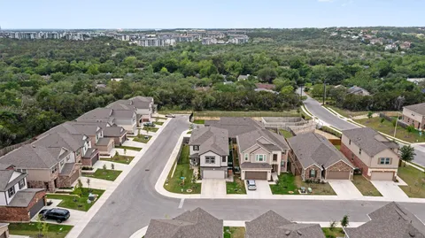an aerial view of a