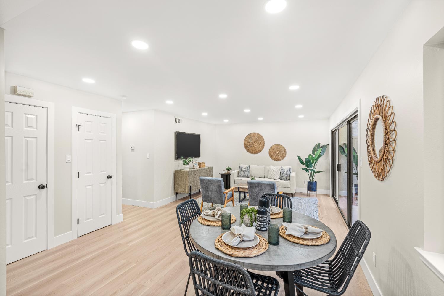 5610 Millburn Street Carmichael, CA 95608 - Photo 5 of 44 a view of a dining room with furniture and wooden floor