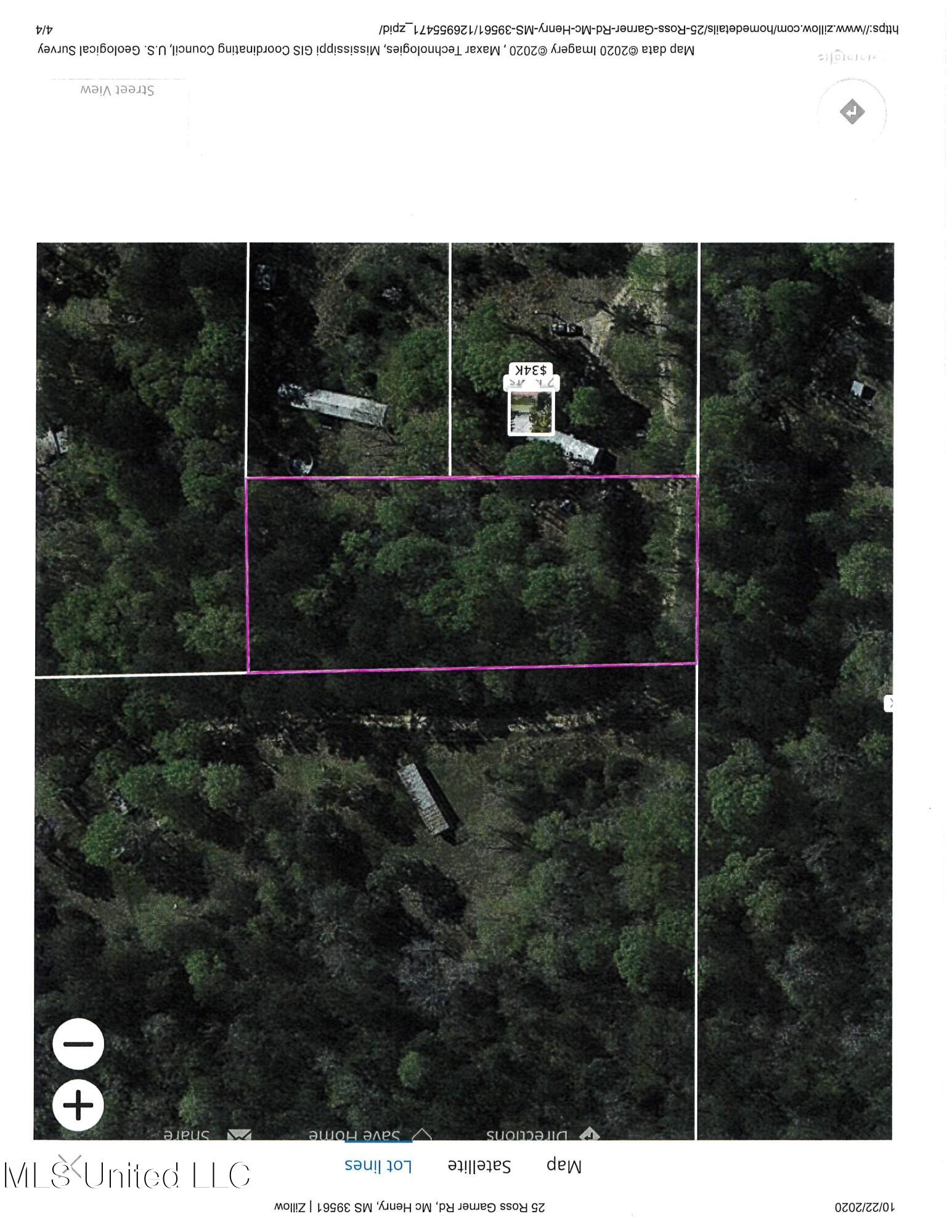 0 Ross Garner Road McHenry, MS 39561 - Photo 1 of 1 Aerial photo