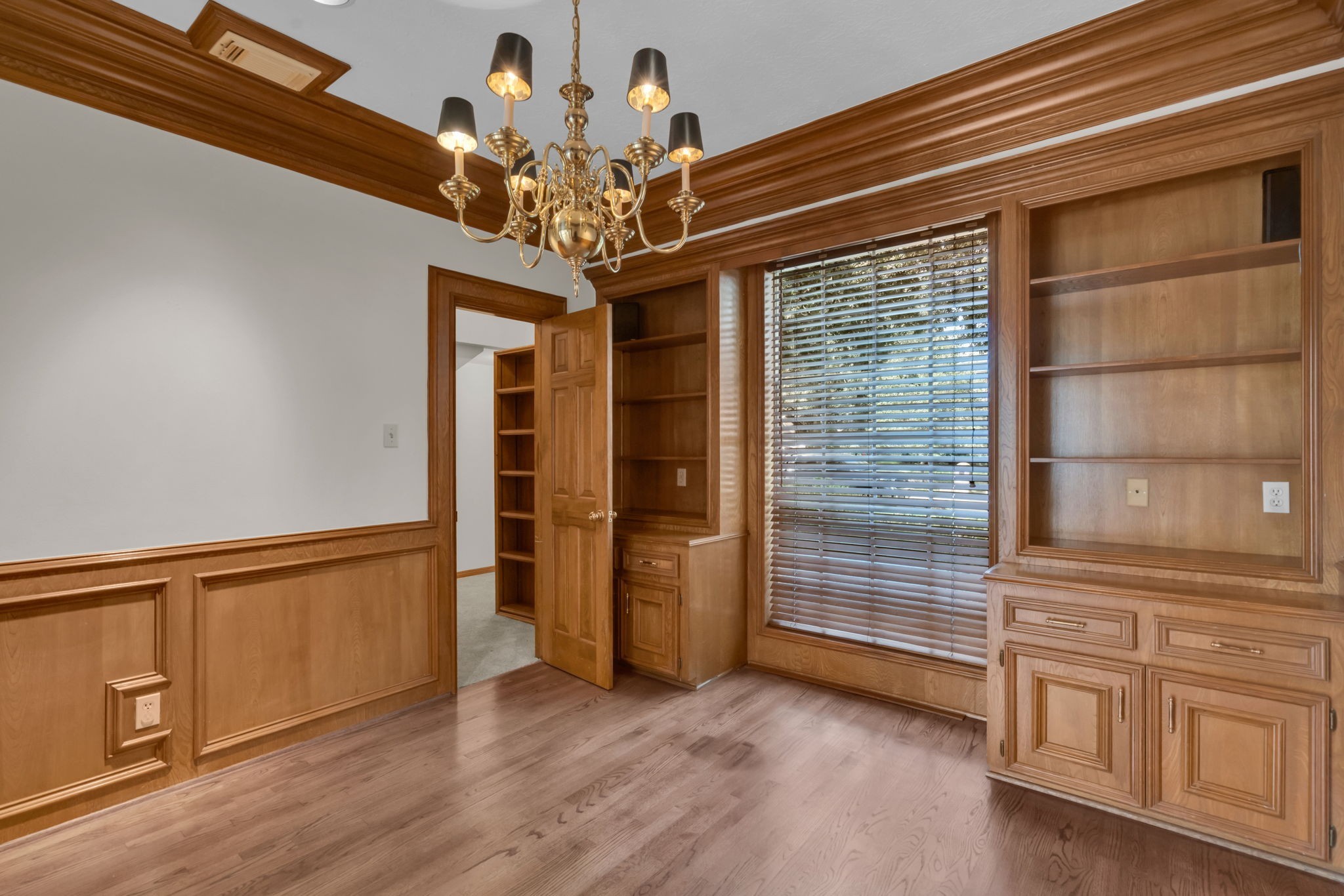 17302 Chagall Lane Spring, TX 77379 - Photo 18 of 44 Executive home office featuring rich wood-paneled walls