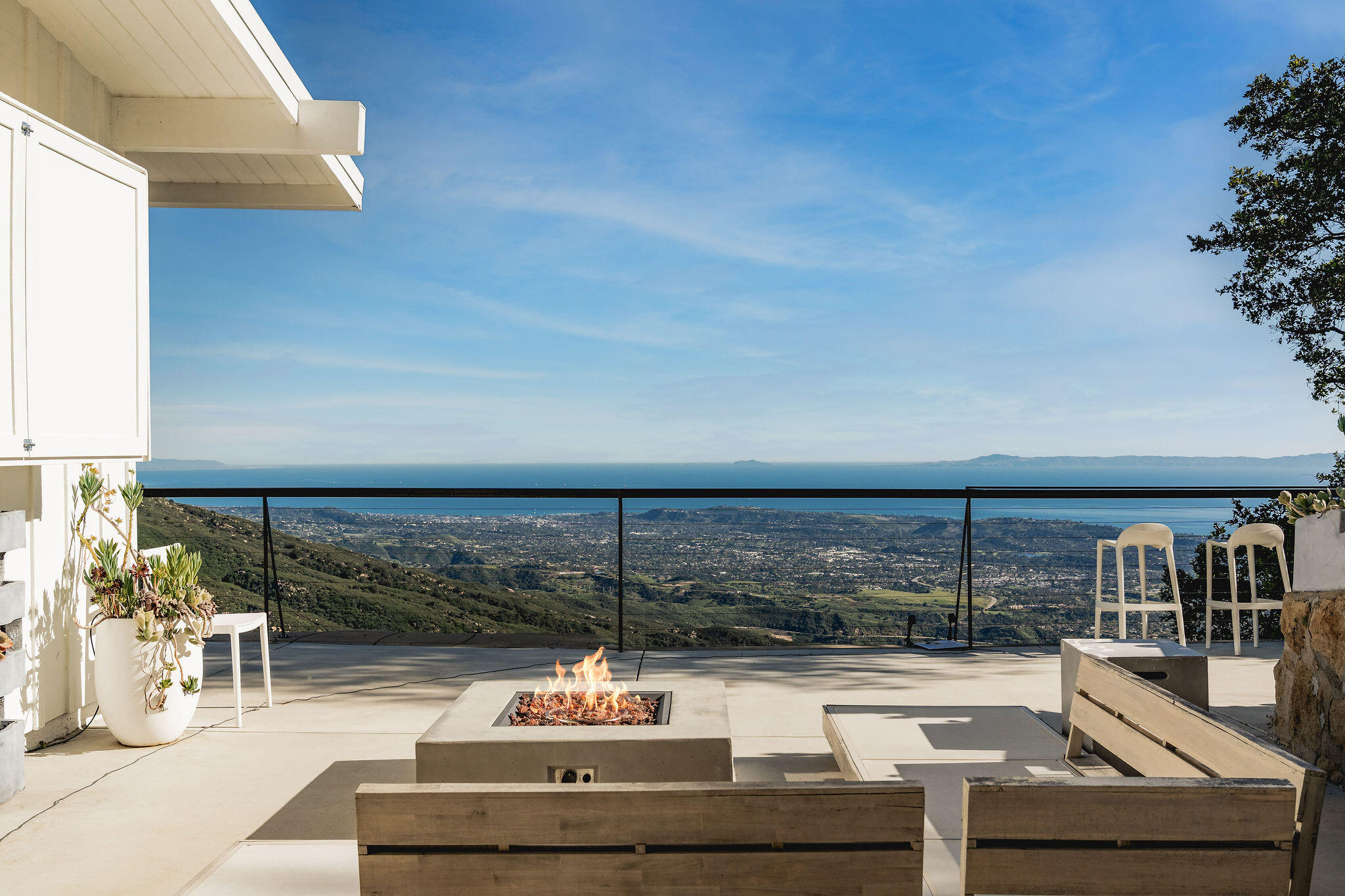 4825 Rim Road Santa Barbara, CA 93105 - Photo 30 of 36 Views from fire pit deck