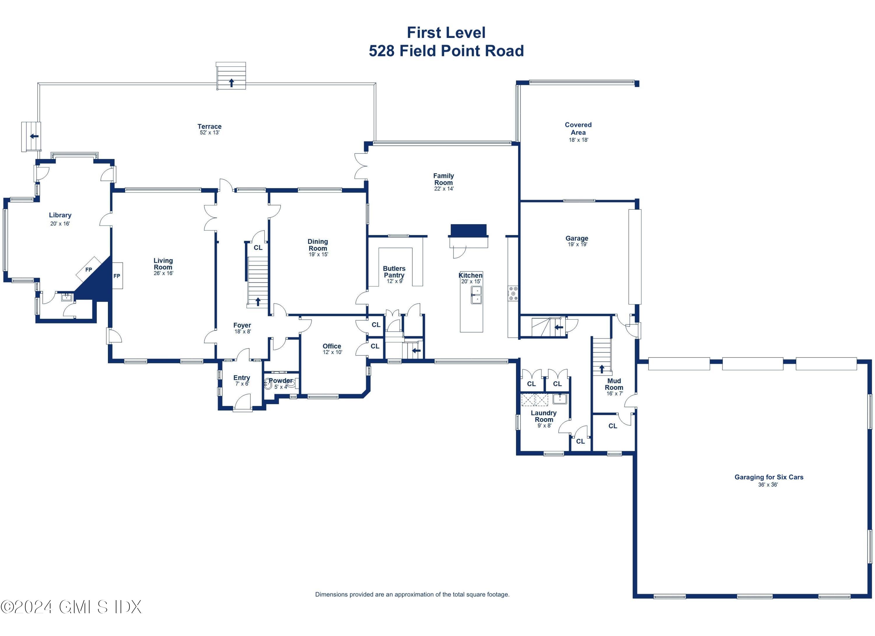 528 Field Point Road Greenwich, CT 06830 - Photo 28 of 31 a picture of floor plan