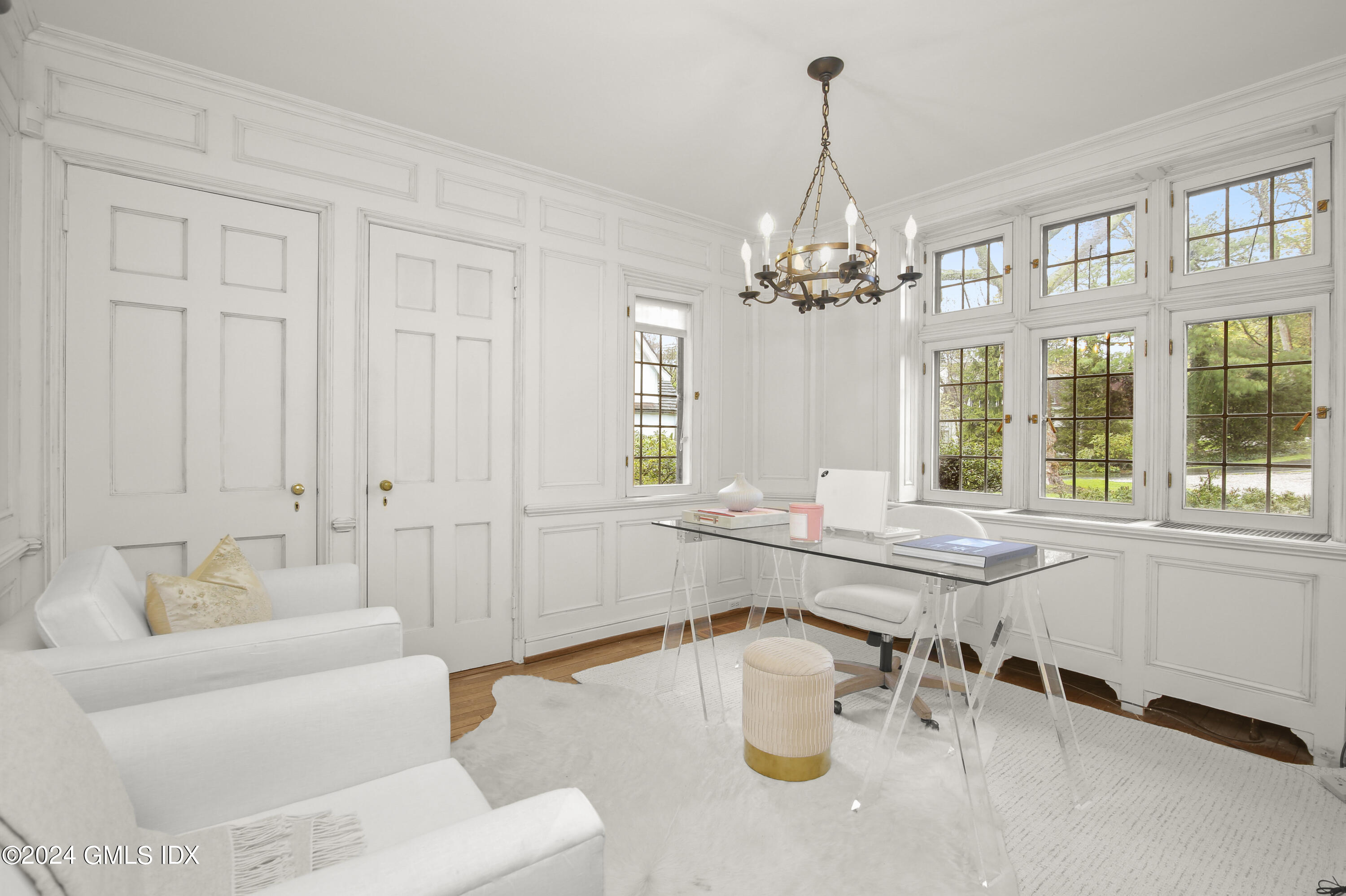 528 Field Point Road Greenwich, CT 06830 - Photo 6 of 31 a large white kitchen with a large window