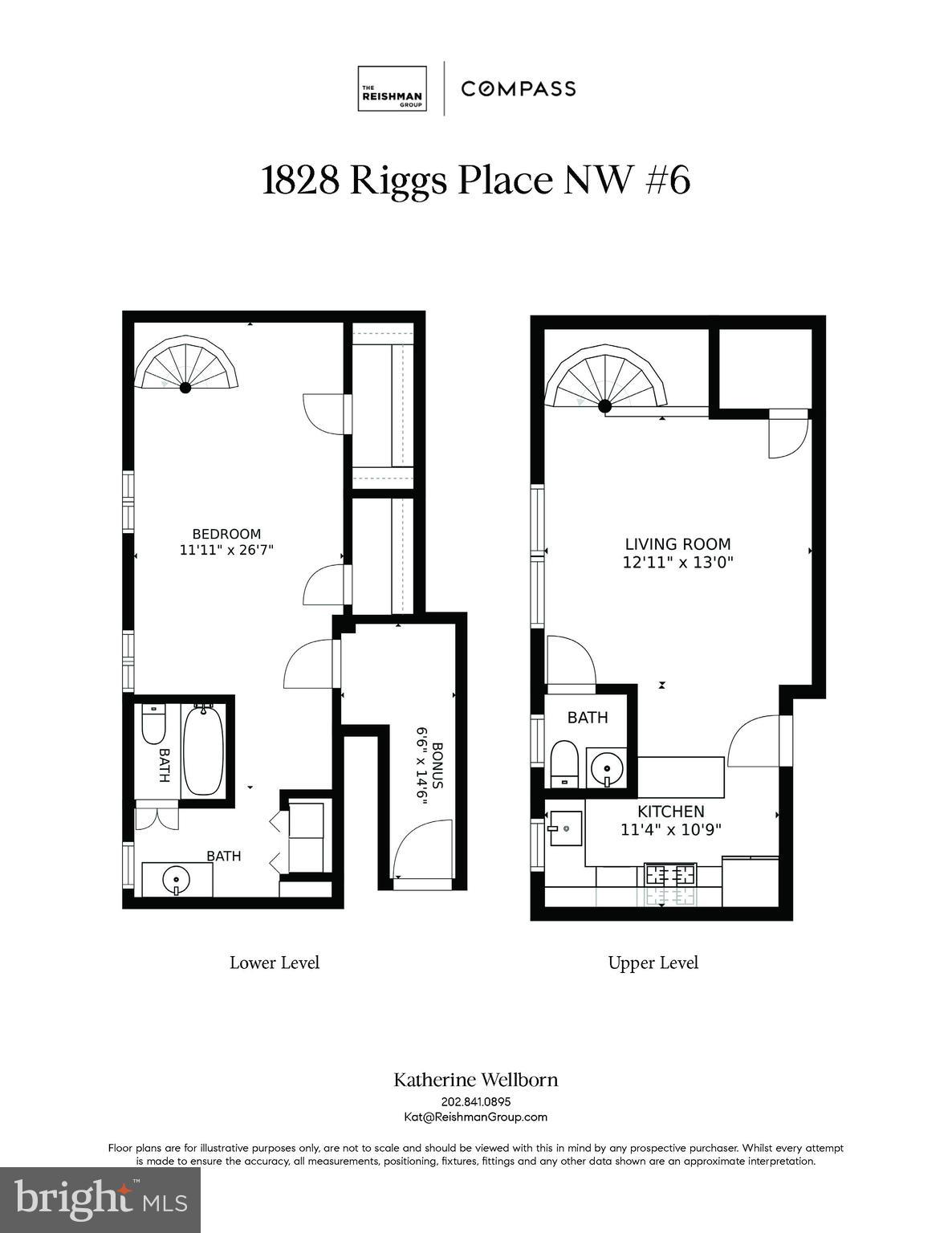 1828 Riggs Place Northwest, Unit 6 Washington, DC 20009 - Photo 23 of 23 Floor Plans