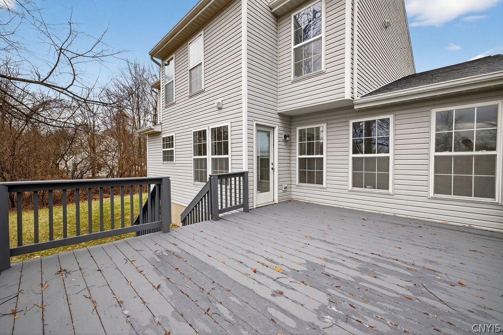 4848 Yenny Road Onondaga, NY 13215 - Photo 42 of 50 Large deck off of the back of the house.