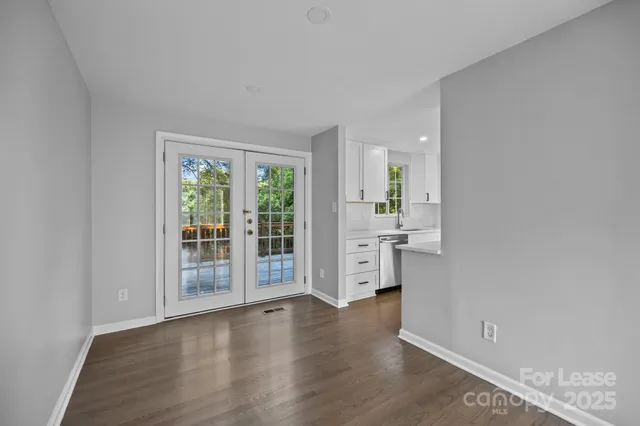 wooden floor in an empty room