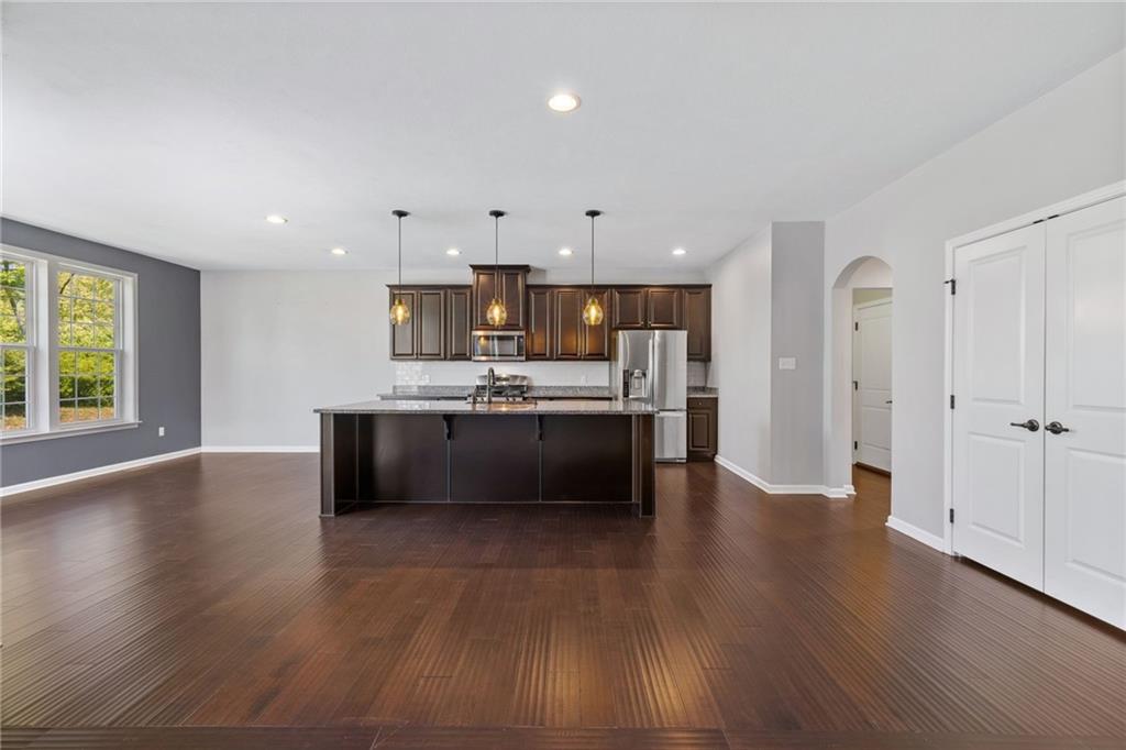 207 Gabriel Drive Mars, PA 16046 - Photo 16 of 47 a view of kitchen with wooden floor and electronic appliances
