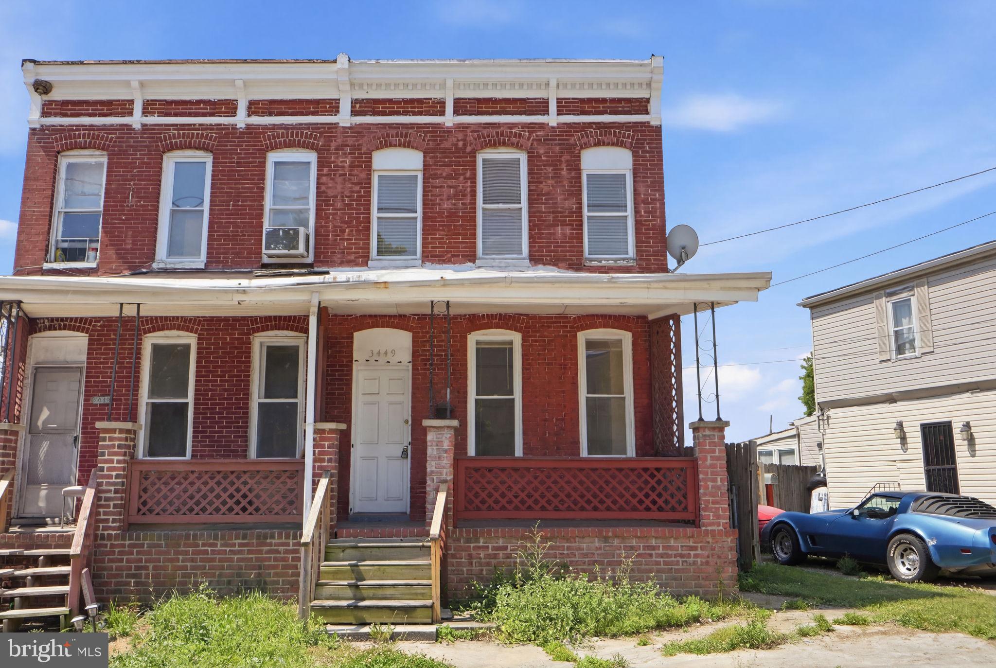 Charming brick duplex with character.