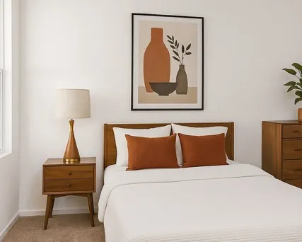 a view of an empty room