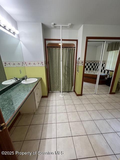 260 Johnson Hl Road Carbondale, PA 18407 - Photo 17 of 48 a bathroom with a granite countertop sink and a mirror