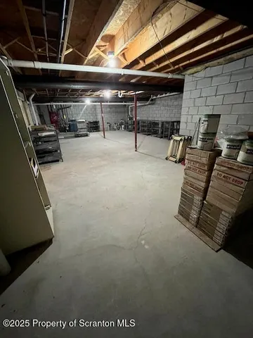 a room with storage and utility