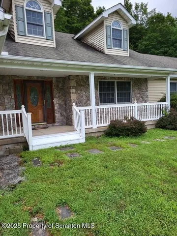 a view of a house with a window