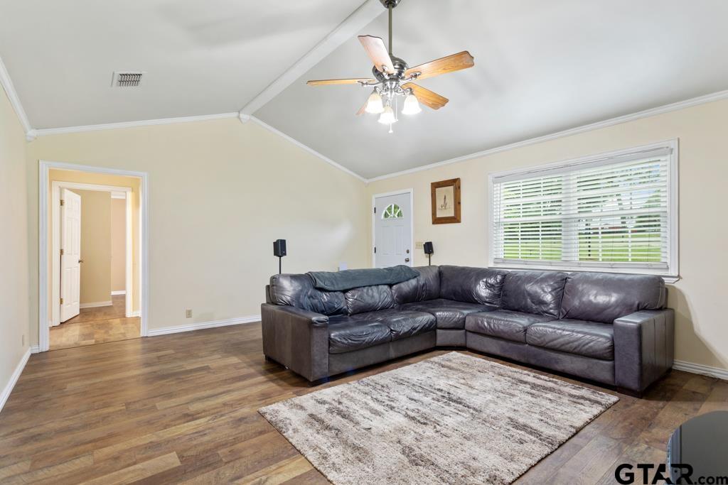 448 North Hill Road Tyler, TX 75706 - Photo 12 of 30 a living room with furniture and a large window