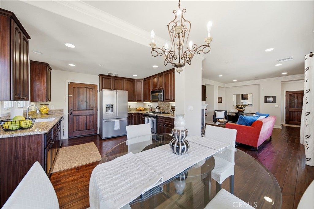 2454 Oswego Street, Unit 301 Pasadena, CA 91107 - Photo 13 of 59 a view of a dining room with furniture