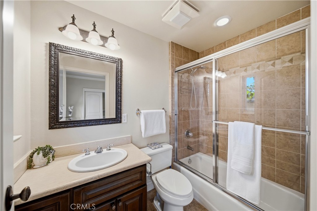 2454 Oswego Street, Unit 301 Pasadena, CA 91107 - Photo 39 of 59 a bathroom with a sink toilet and shower