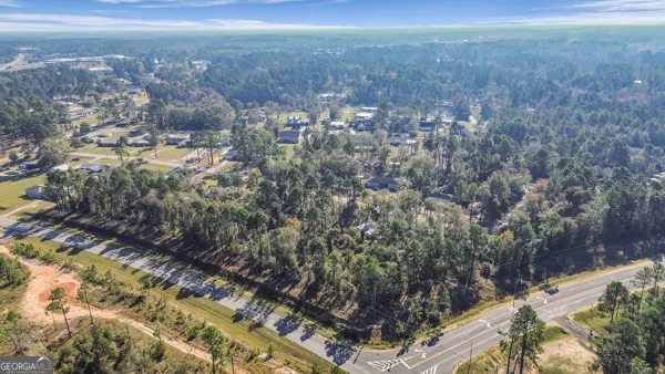 a view of city and mountain