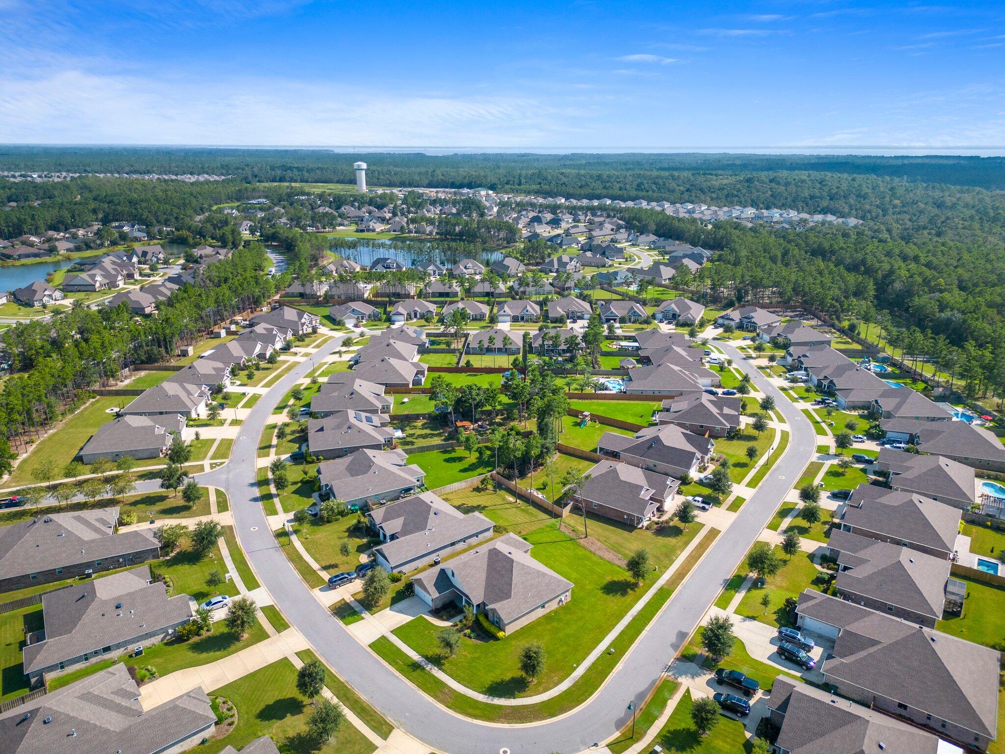 91 Sweet Tea Lane Freeport, FL 32439 - Photo 11 of 80 an aerial view of residential houses with outdoor space
