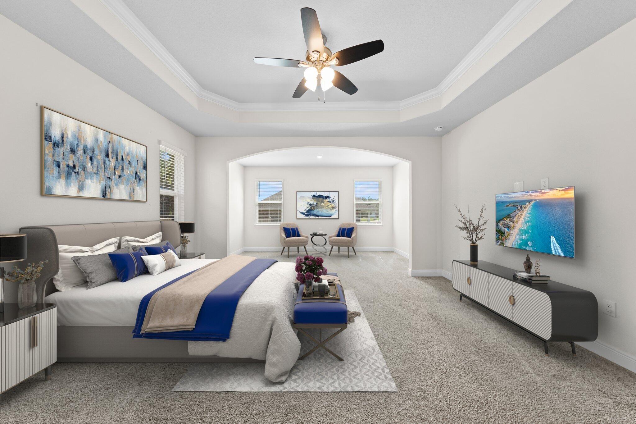 91 Sweet Tea Lane Freeport, FL 32439 - Photo 14 of 80 a bed room with bed and window