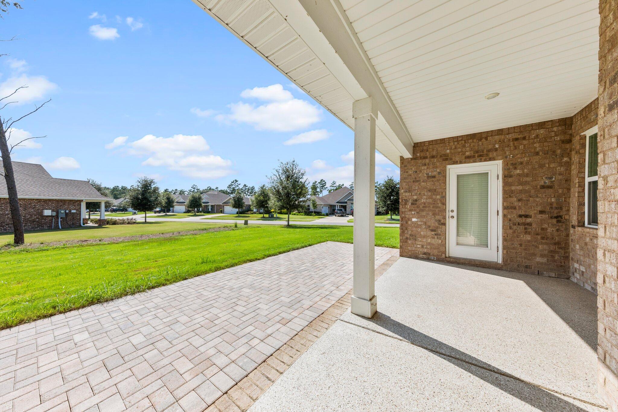 91 Sweet Tea Lane Freeport, FL 32439 - Photo 64 of 80 Back Porch with Paver Extension