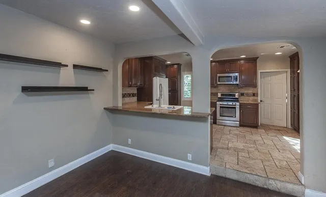 a view of an empty room