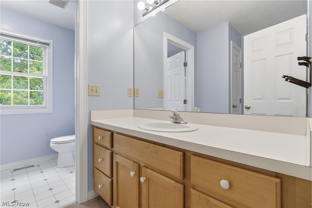 11678 Dunham Road Northfield, OH 44067 - Photo 24 of 38 Spacious vanity with a white countertop and wood-finish cabinetry