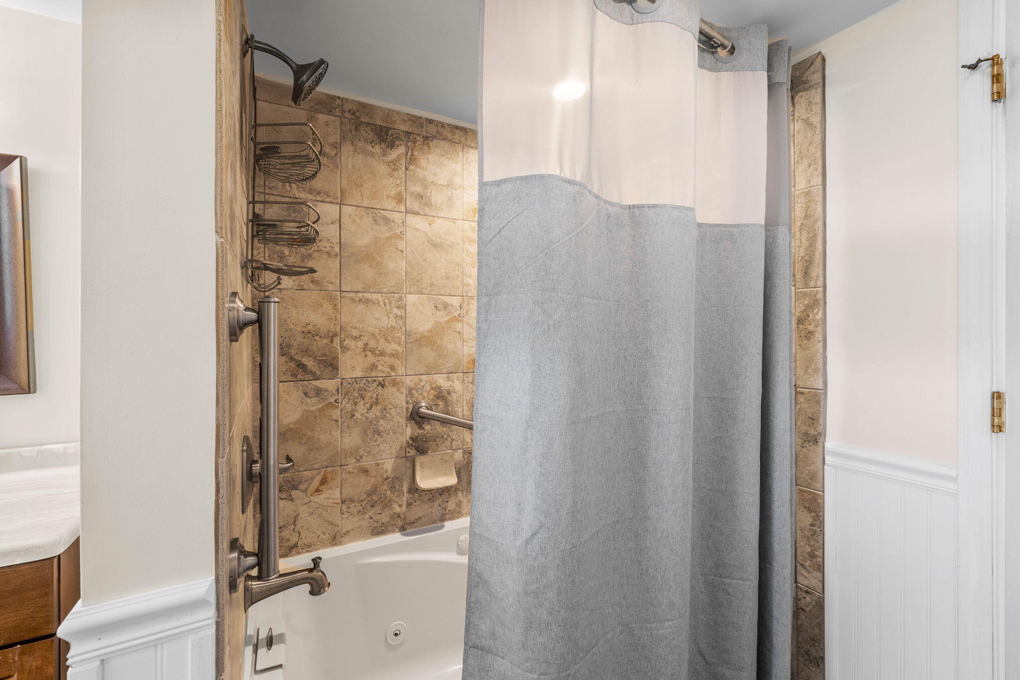 710 Beach Drive Destin, FL 32541 - Photo 27 of 64 a bathroom with a shower and a sink