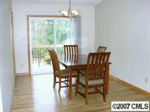 9918 Fairway Ridge Road Charlotte, NC 28277 - Photo 3 of 5 a view of a dining room with furniture window and wooden floor