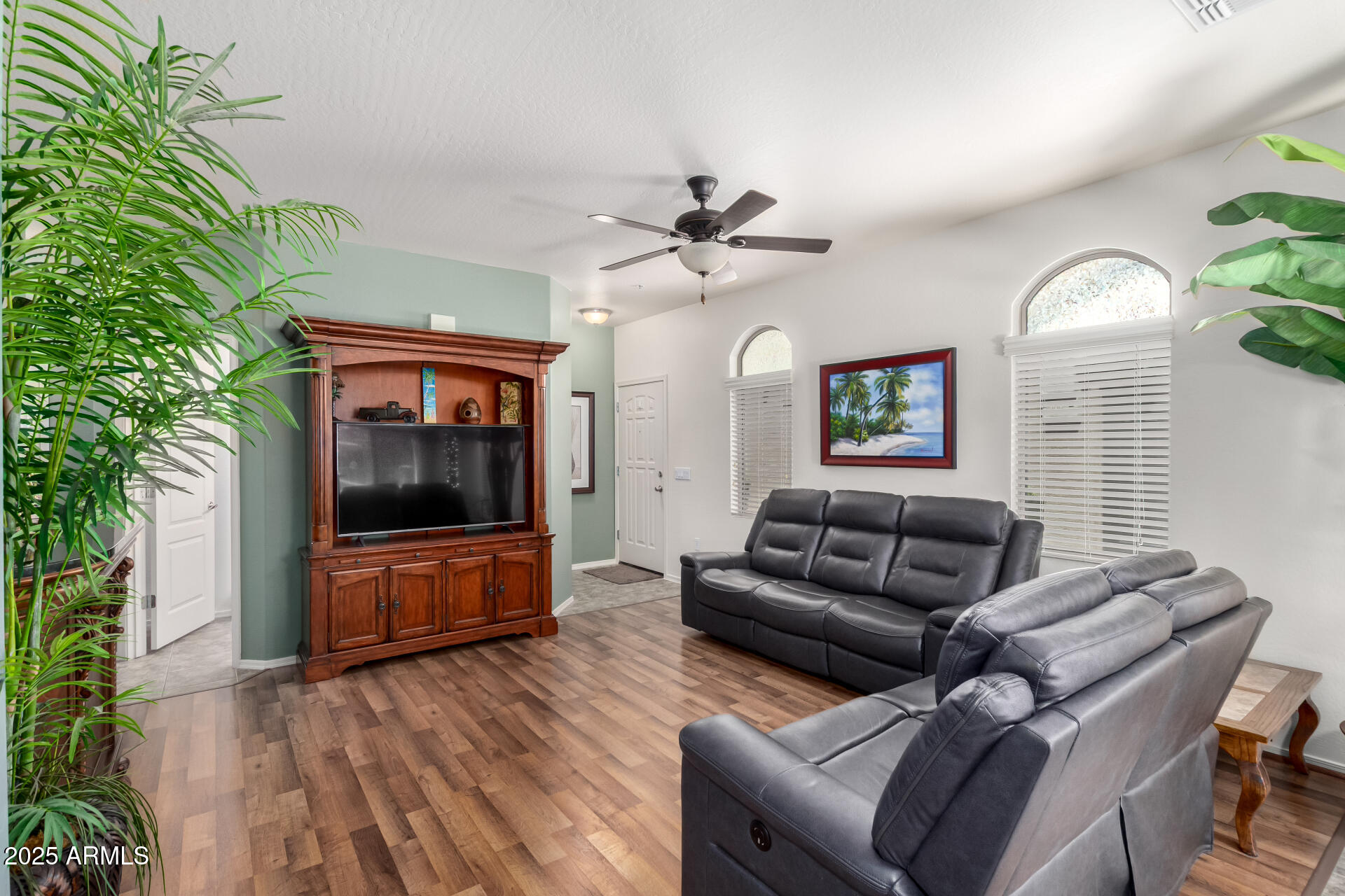 2024 South Baldwin, Unit 99 Mesa, AZ 85209 - Photo 7 of 78 a living room with furniture and a flat screen tv