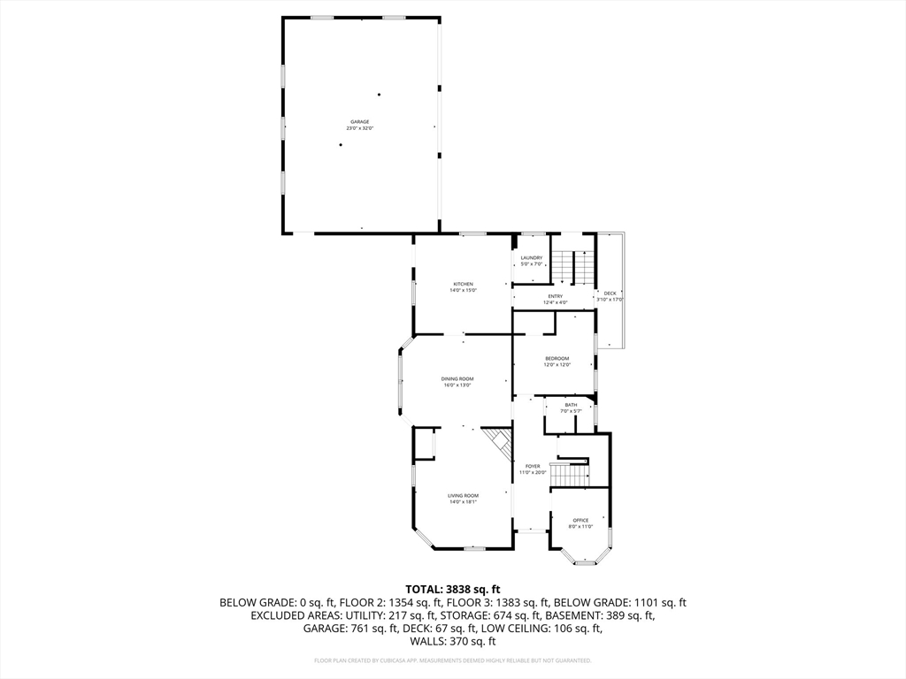 120 Graham Street Gardner, MA 01440 - Photo 35 of 37 a black and white photo of a room