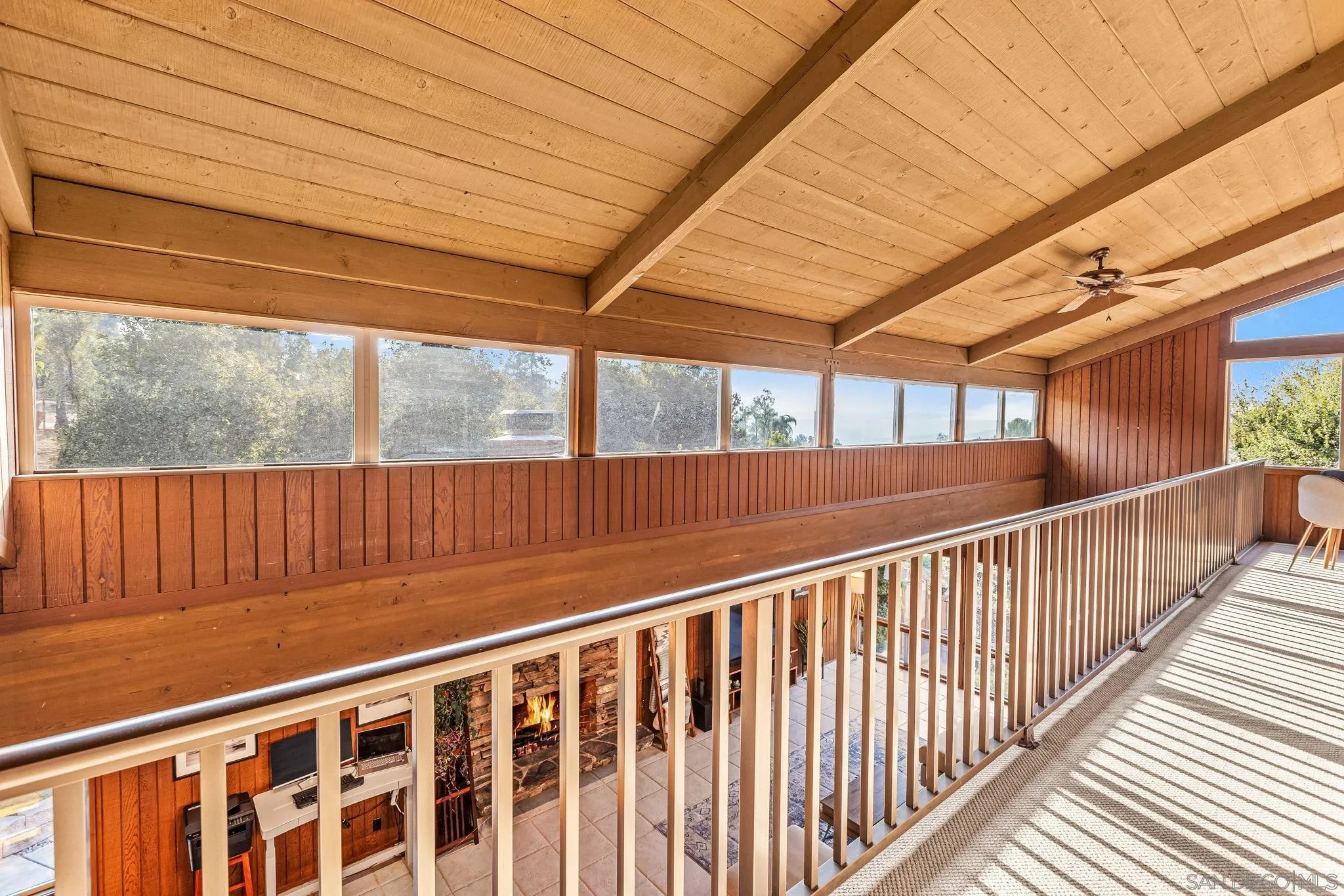 2260 East Mission Road Fallbrook, CA 92028 - Photo 23 of 38 a view of balcony with wooden floor