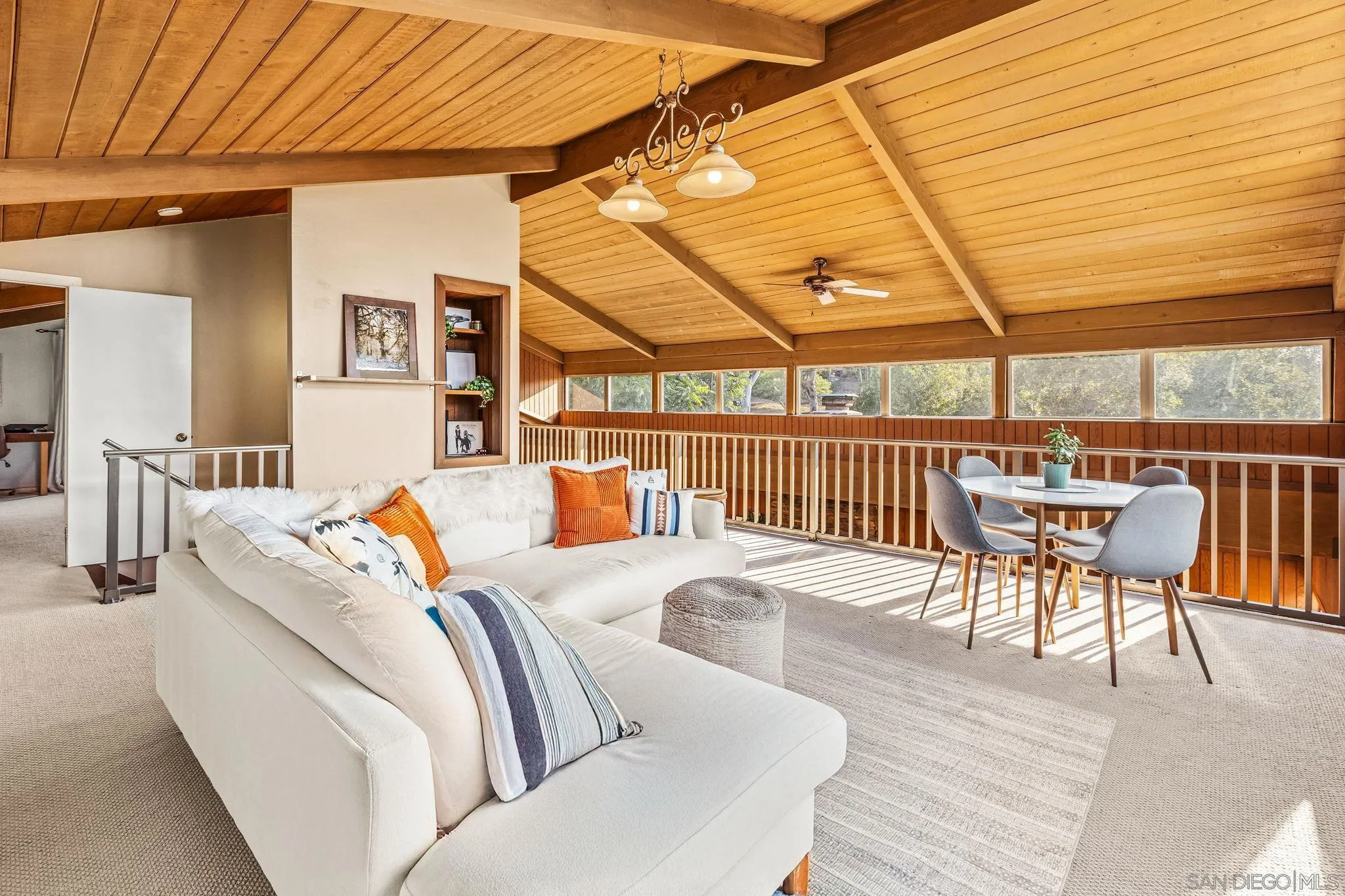 2260 East Mission Road Fallbrook, CA 92028 - Photo 24 of 38 a balcony with furniture and a table