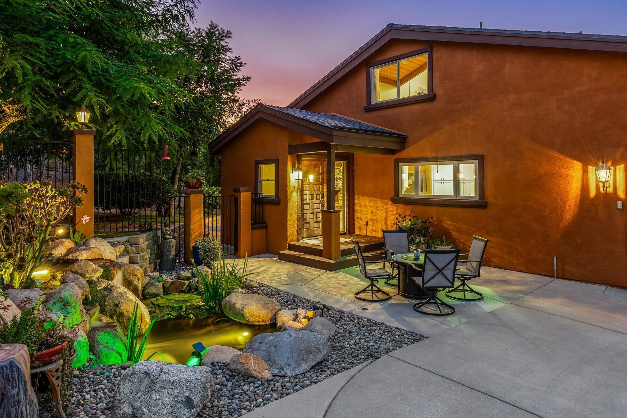 2260 East Mission Road Fallbrook, CA 92028 - Photo 31 of 38 a view of a house with sitting area and garden