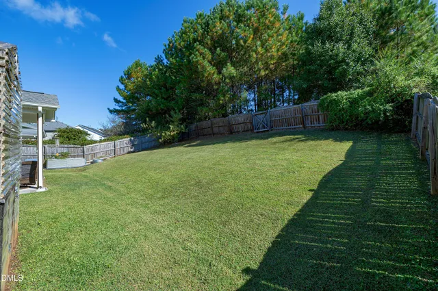 a view of a park with slide