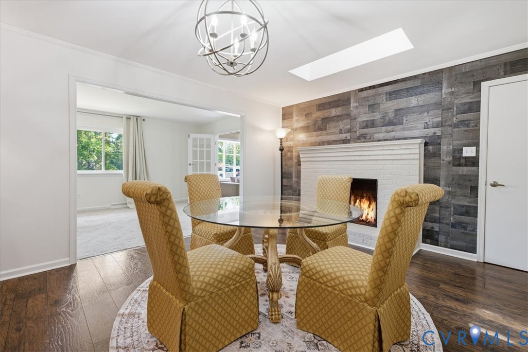 404 Bermuda Hundred Road Chester, VA 23836 - Photo 7 of 37 Dining area featuring dark wood-finish flooring an