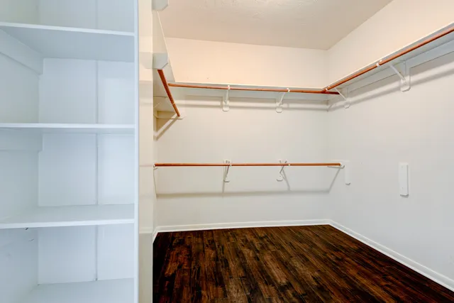 a view of walk in closet