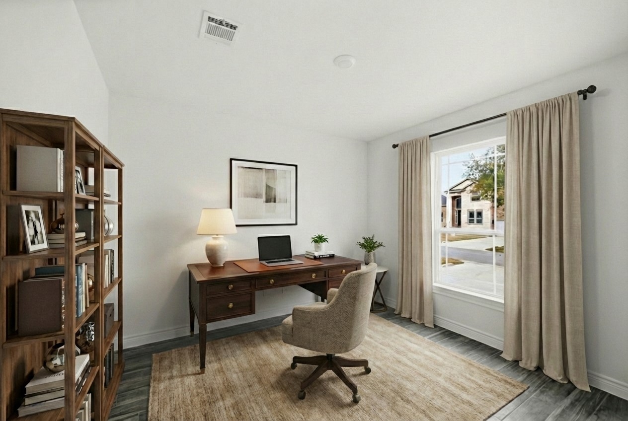 16503 Boston Post Road Cypress, TX 77429 - Photo 3 of 44 a view of a workspace with furniture and a window