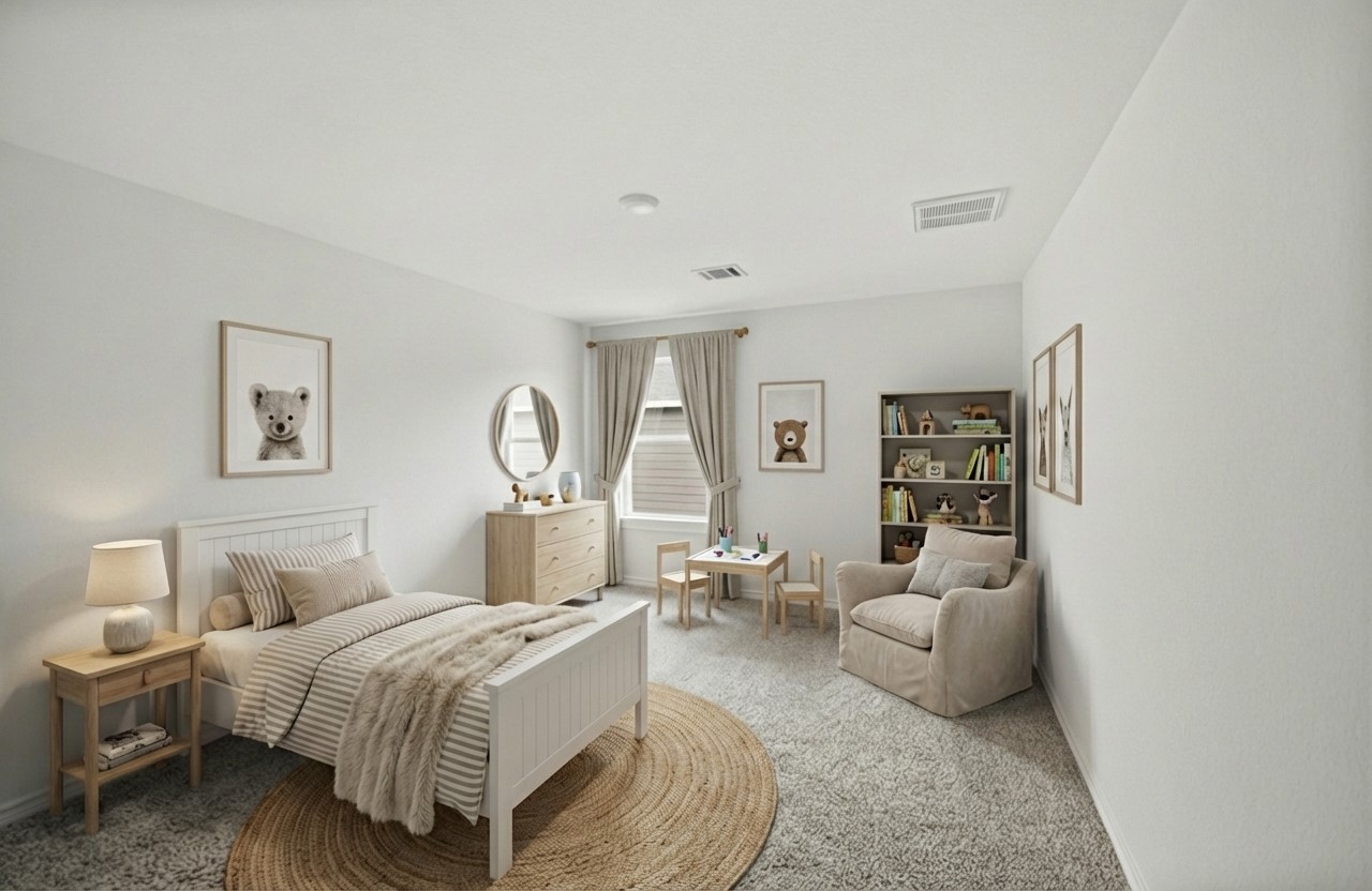 16503 Boston Post Road Cypress, TX 77429 - Photo 37 of 44 a bedroom with a bed and a couch