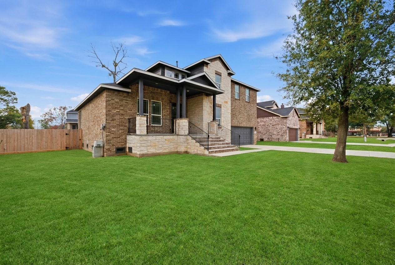 16503 Boston Post Road Cypress, TX 77429 - Photo 41 of 44 a front view of house with yard and green space