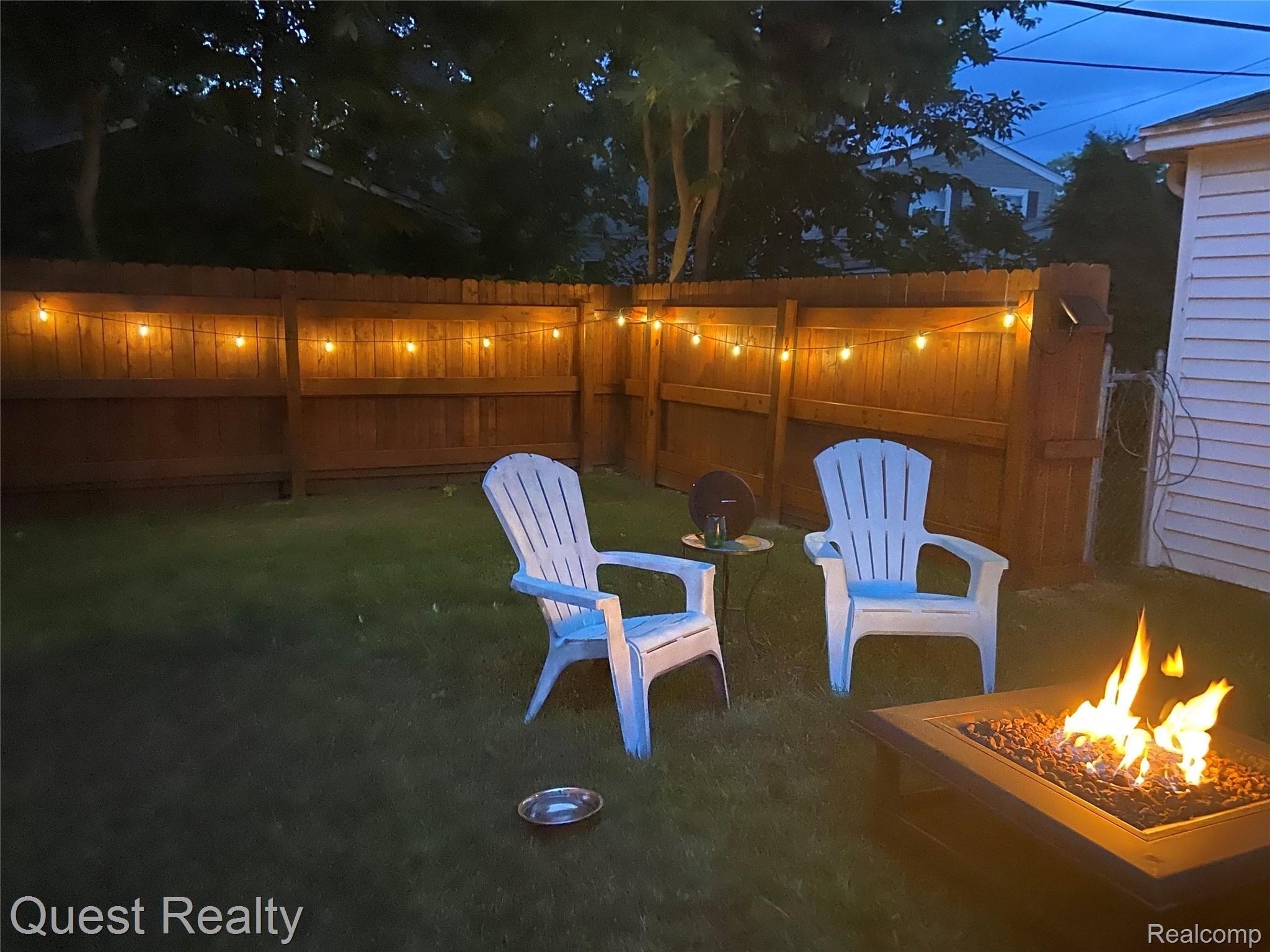 1974 Hampton Road Grosse Pointe, MI 48236 - Photo 27 of 28 back yard at night 2 .JPG