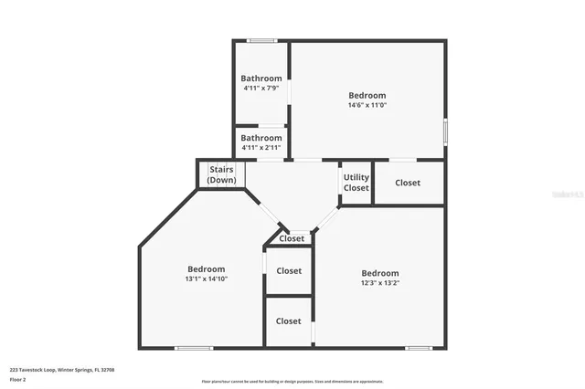 a picture of a floor plan