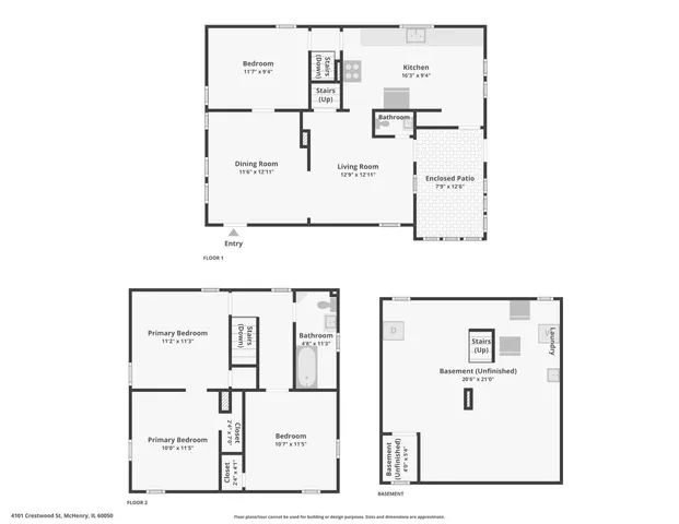 $269,999 | 4101 Crestwood Street, McHenry, IL 60050