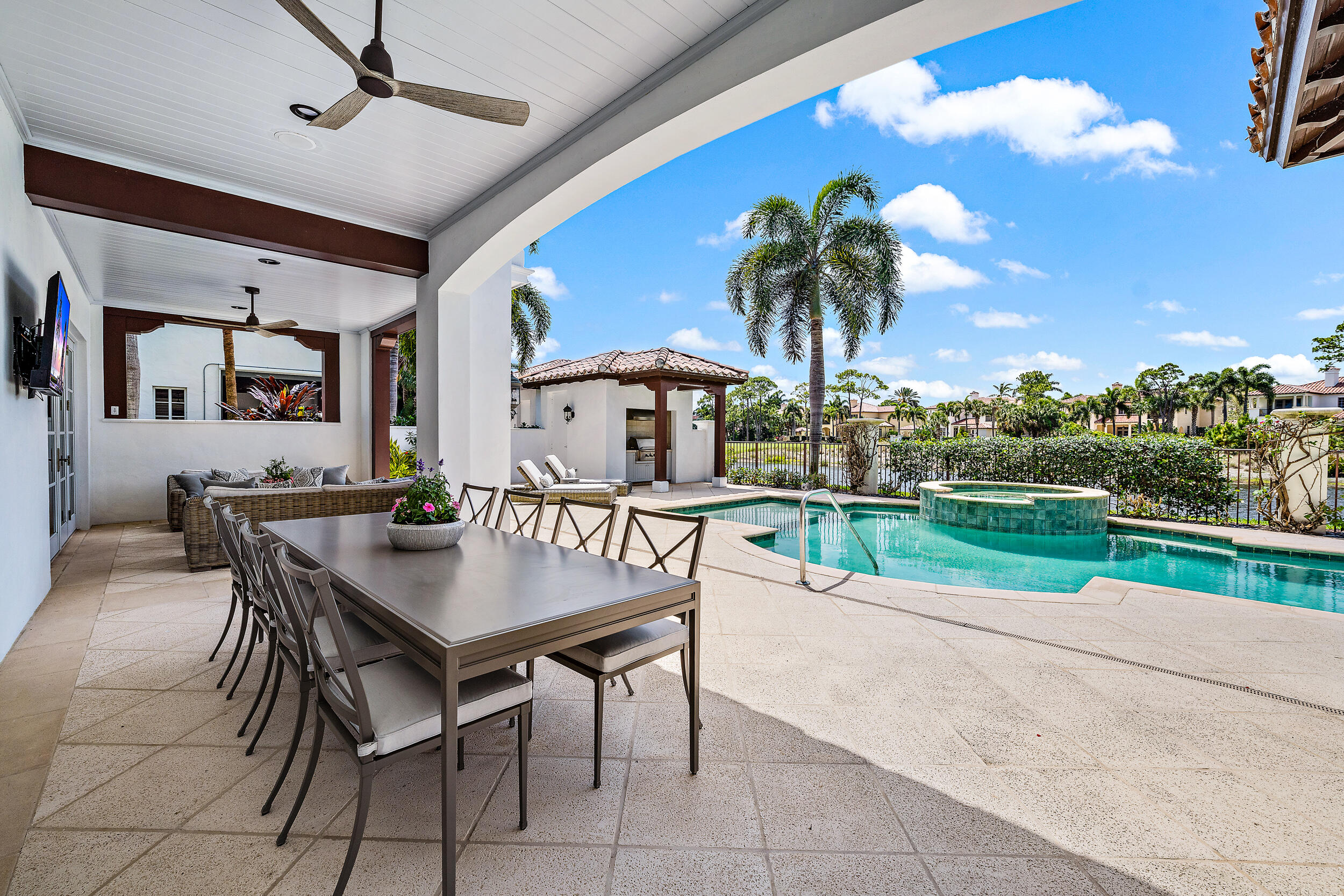 426 Red Hawk Drive Jupiter, FL 33477 - Photo 2 of 29 Covered Patio/Pool area