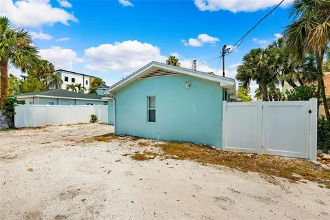 a view of a lake with a city