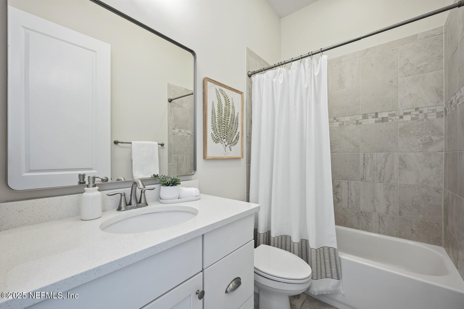 190 Deer Valley Drive Ponte Vedra, FL 32081 - Photo 52 of 95 a bathroom with a granite countertop sink a toilet and shower