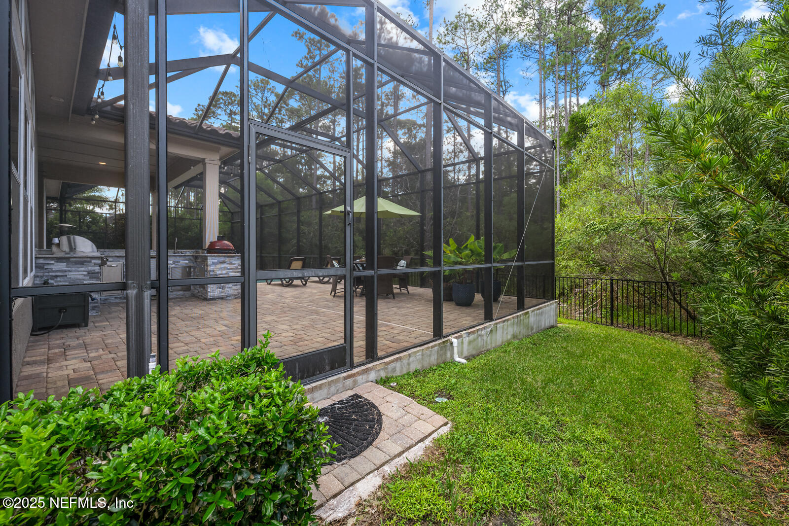 190 Deer Valley Drive Ponte Vedra, FL 32081 - Photo 73 of 95 a view of a garden with a bench in a patio