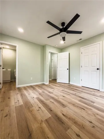 a view of an empty room