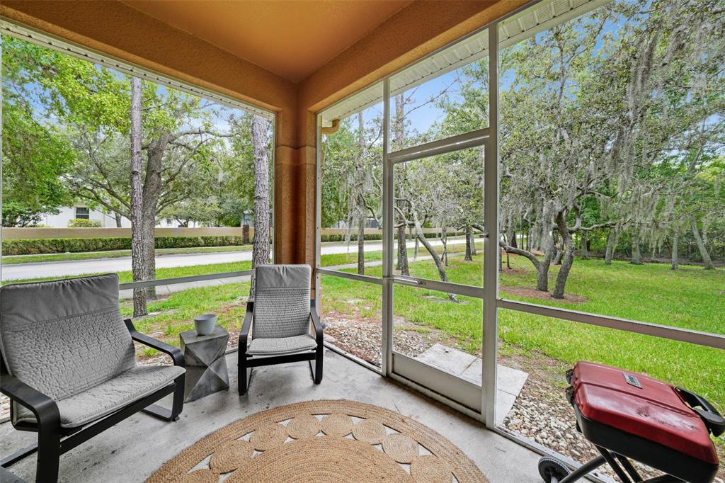 1404 Ridge Terrace Tarpon Springs, FL 34689 - Photo 20 of 38 a view of a patio with chairs and a table