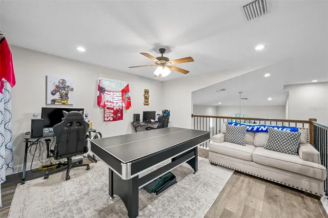 a room with furniture and window