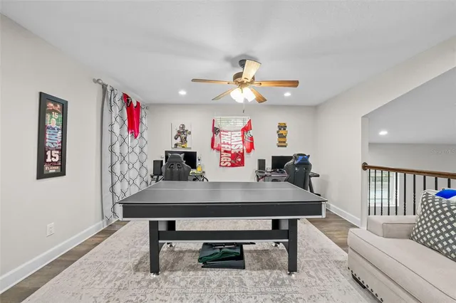a view of a living room and dining room