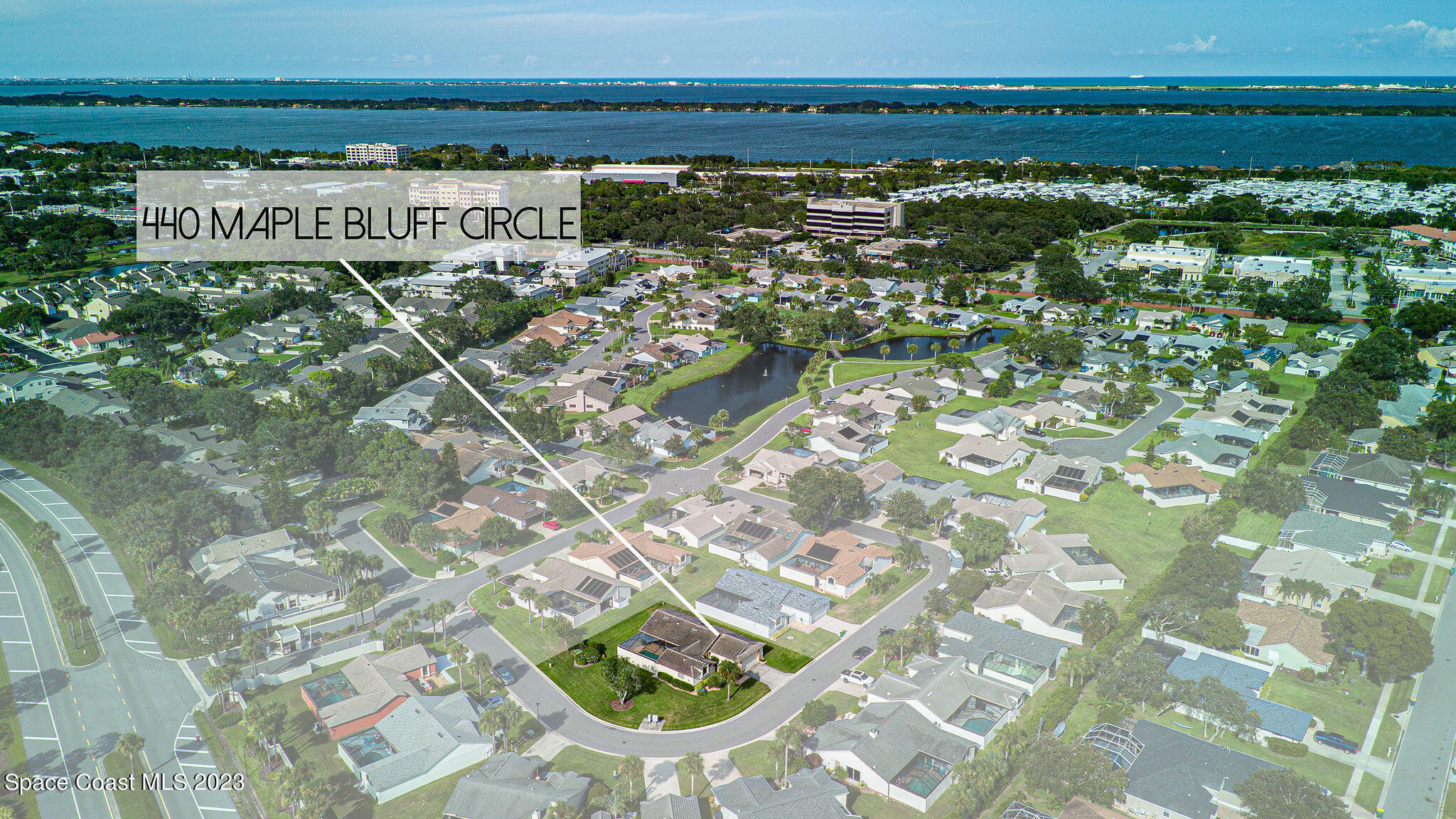 440 Maple Bluff Circle Melbourne, FL 32940 - Photo 46 of 92 a view of a water with an outdoor space